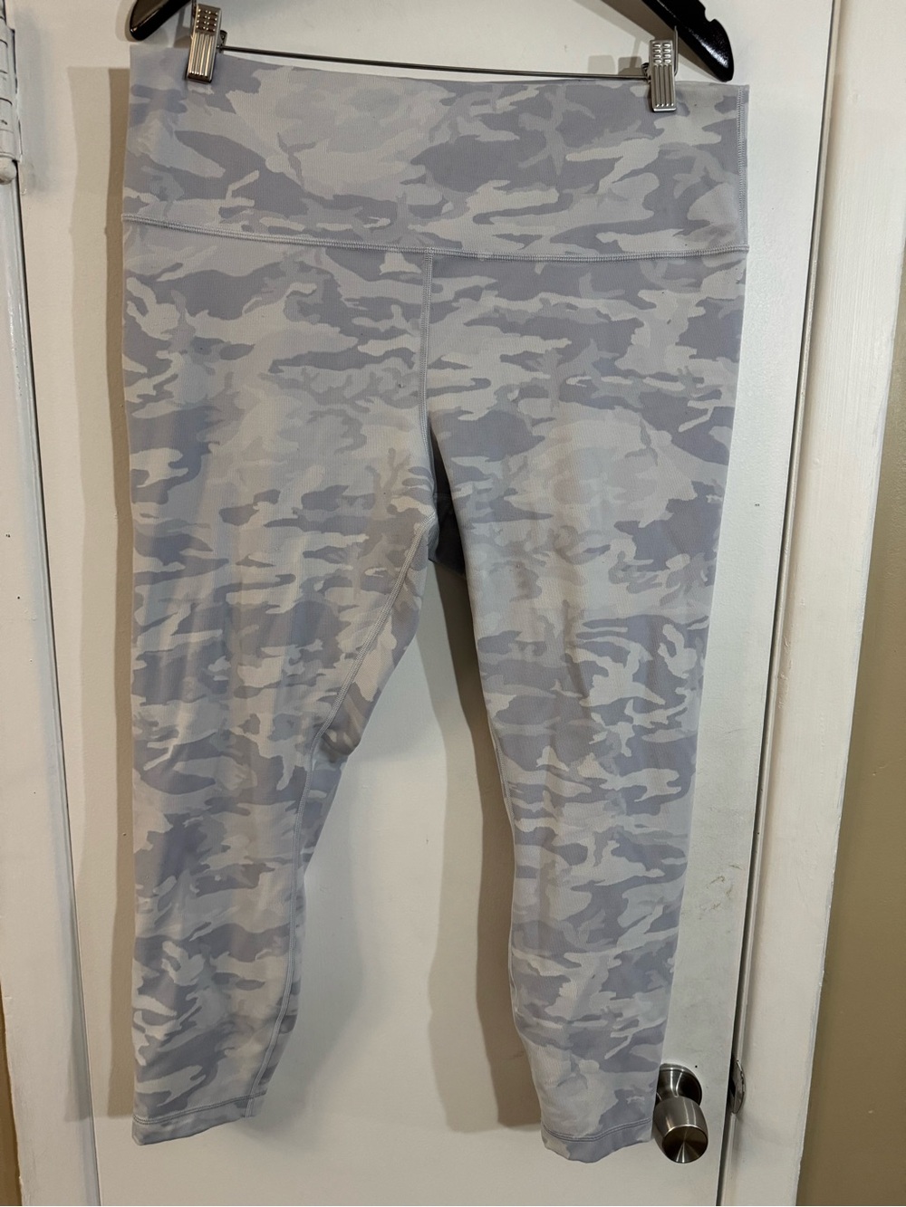 lululemon athletica Light Gray Camo Leggings